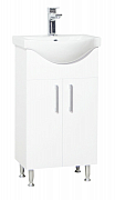 BASE AND WASHBASIN SERIES 101, 45CM, WHITE_0