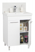 MDF BASE KIT AND WASHBASIN, SERIES 754, 60CM, WHITE_1