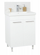 MDF BASE KIT AND WASHBASIN, SERIES 754, 60CM, WHITE_0