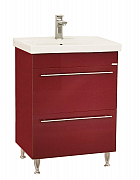 MDF BASE AND WASHBASIN, SERIES 754, 60CM, DRAWERS, BORDO_0