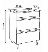 BAZA MDF SI LAVOAR, SERIA 786, 60CM, CU SERTARE, NEGRU_5