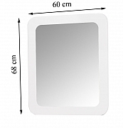 OGLINDA SERIA 080, 60CM ALB_2