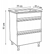 BAZA SI LAVOAR SERIA 786, 55CM, SERTARE, ALB_5