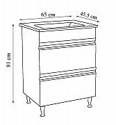 BAZA SI LAVOAR SERIA 786, 65CM, SERTARE, ALB_5