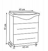 KIT BAZA SI LAVOAR SERIA 187, 65CM ALB_3