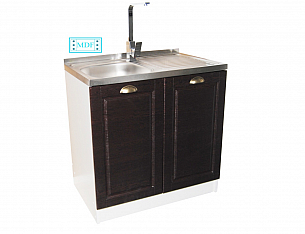 KITCHEN BOTTOM CABINET, SQUARE, WENGE