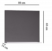 OGLINDA SERIA 055, 80CM ALB_1