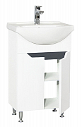 BASE AND WASHBASIN SERIES 055 50CM WHITE/ANTHRACIT_1