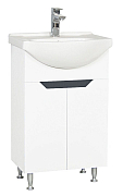 BASE AND WASHBASIN SERIES 055 50CM WHITE/ANTHRACIT_0