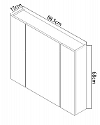 KIT OGLINDA SERENA 90CM ALB_3